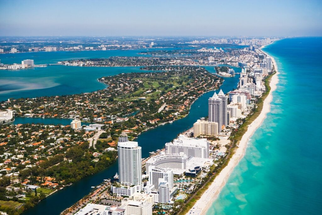 aerial-beach-miami-florida